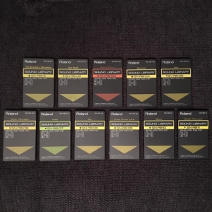 Roland R-8 Sound Card Collection
